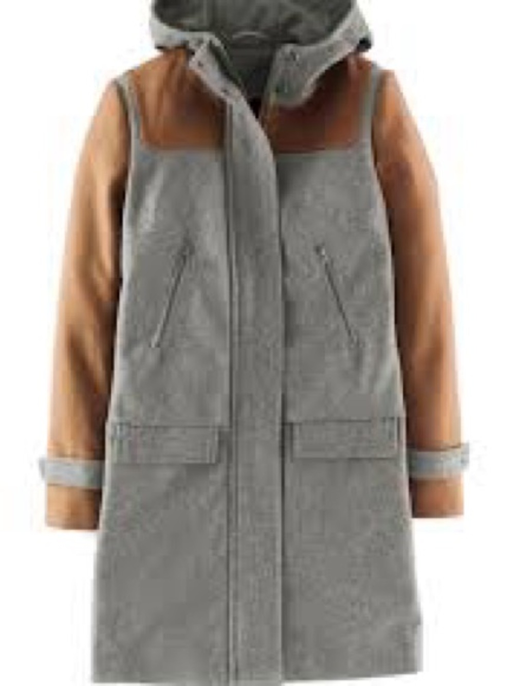 Boden Two-Tone Wool Coat US size 6 / UK size 10